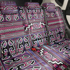 Maori Matariki Back Car Seat Cover Pink Galaxy Aesthetic Koru Art