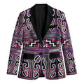 Maori Matariki Blazer Pink Galaxy Aesthetic Koru Art