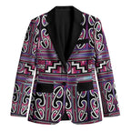 Maori Matariki Blazer Pink Galaxy Aesthetic Koru Art