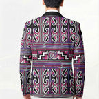 Maori Matariki Blazer Pink Galaxy Aesthetic Koru Art
