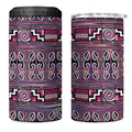 Maori Matariki 4 in 1 Can Cooler Tumbler Pink Galaxy Aesthetic Koru Art