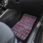 Maori Matariki Car Mats Pink Galaxy Aesthetic Koru Art