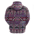 Maori Matariki Hoodie Pink Galaxy Aesthetic Koru Art