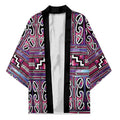 Maori Matariki Kimono Pink Galaxy Aesthetic Koru Art