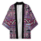 Maori Matariki Kimono Pink Galaxy Aesthetic Koru Art