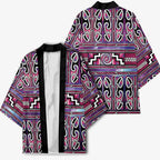 Maori Matariki Kimono Pink Galaxy Aesthetic Koru Art