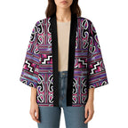 Maori Matariki Kimono Pink Galaxy Aesthetic Koru Art
