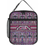 Maori Matariki Lunch Bag Pink Galaxy Aesthetic Koru Art