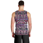 Maori Matariki Men Tank Top Pink Galaxy Aesthetic Koru Art