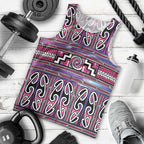 Maori Matariki Men Tank Top Pink Galaxy Aesthetic Koru Art