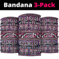 Maori Matariki Neck Gaiter Pink Galaxy Aesthetic Koru Art