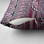 Maori Matariki Pillow Cover Pink Galaxy Aesthetic Koru Art