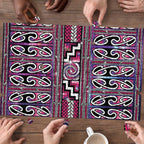 Maori Matariki Puzzle Pink Galaxy Aesthetic Koru Art