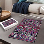 Maori Matariki Puzzle Pink Galaxy Aesthetic Koru Art