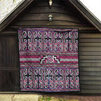 Maori Matariki Quilt Pink Galaxy Aesthetic Koru Art
