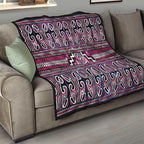 Maori Matariki Quilt Pink Galaxy Aesthetic Koru Art