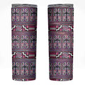 Maori Matariki Skinny Tumbler Pink Galaxy Aesthetic Koru Art