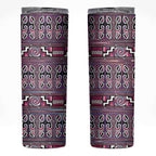 Maori Matariki Skinny Tumbler Pink Galaxy Aesthetic Koru Art