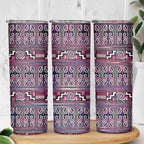 Maori Matariki Skinny Tumbler Pink Galaxy Aesthetic Koru Art