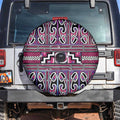 Maori Matariki Spare Tire Cover Pink Galaxy Aesthetic Koru Art