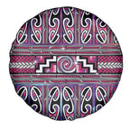 Maori Matariki Spare Tire Cover Pink Galaxy Aesthetic Koru Art