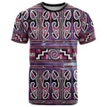 Maori Matariki T Shirt Pink Galaxy Aesthetic Koru Art