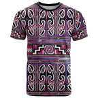 Maori Matariki T Shirt Pink Galaxy Aesthetic Koru Art