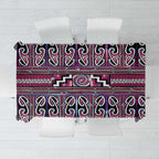 Maori Matariki Tablecloth Pink Galaxy Aesthetic Koru Art