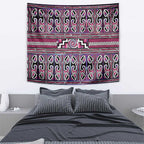 Maori Matariki Tapestry Pink Galaxy Aesthetic Koru Art
