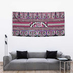 Maori Matariki Tapestry Pink Galaxy Aesthetic Koru Art