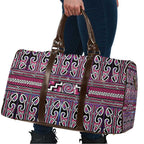 Maori Matariki Travel Bag Pink Galaxy Aesthetic Koru Art