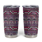 Maori Matariki Tumbler Cup Pink Galaxy Aesthetic Koru Art