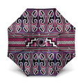 Maori Matariki Umbrella Pink Galaxy Aesthetic Koru Art