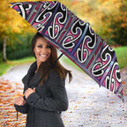 Maori Matariki Umbrella Pink Galaxy Aesthetic Koru Art