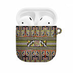 Maori Matariki AirPods Case Yellow Galaxy Aesthetic Koru Art