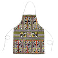 Maori Matariki Apron Yellow Galaxy Aesthetic Koru Art