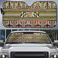 Maori Matariki Auto Sun Shade Yellow Galaxy Aesthetic Koru Art