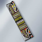 Maori Matariki Auto Sun Shade Yellow Galaxy Aesthetic Koru Art