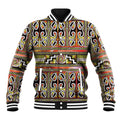 Maori Matariki Baseball Jacket Yellow Galaxy Aesthetic Koru Art