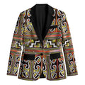 Maori Matariki Blazer Yellow Galaxy Aesthetic Koru Art