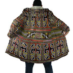 Maori Matariki Cloak Yellow Galaxy Aesthetic Koru Art