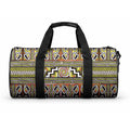 Maori Matariki Duffle Bag Yellow Galaxy Aesthetic Koru Art