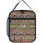 Maori Matariki Lunch Bag Yellow Galaxy Aesthetic Koru Art