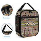 Maori Matariki Lunch Bag Yellow Galaxy Aesthetic Koru Art