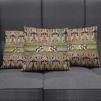 Maori Matariki Pillow Cover Yellow Galaxy Aesthetic Koru Art