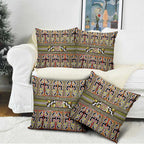 Maori Matariki Pillow Cover Yellow Galaxy Aesthetic Koru Art