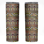 Maori Matariki Skinny Tumbler Yellow Galaxy Aesthetic Koru Art