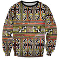 Maori Matariki Sweatshirt Yellow Galaxy Aesthetic Koru Art