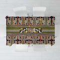 Maori Matariki Tablecloth Yellow Galaxy Aesthetic Koru Art