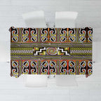 Maori Matariki Tablecloth Yellow Galaxy Aesthetic Koru Art